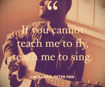 Peter Pan music quote