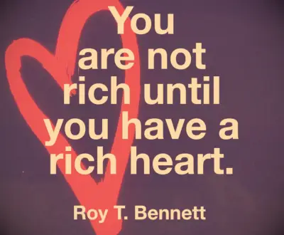 Roy T Bennett quote