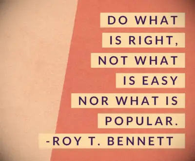 Roy T Bennett quote