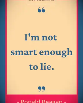 President Reagan quote