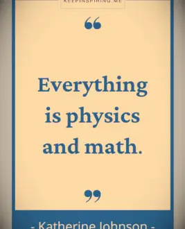 Katherine Johnson quote
