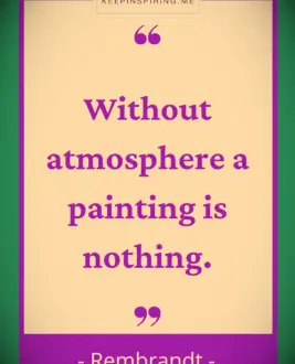 Rembrandt quote