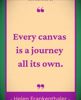 Helen Frankenthaler quote