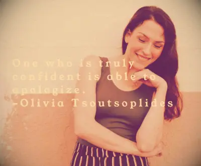 Olivia Tsoutsoplides apology quote
