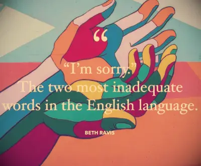 Beth Ravis apology quote
