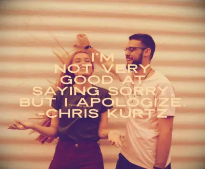 Cjris Kurtz apology quote