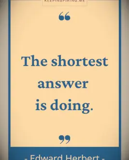 Edward Herbert procrastination quote