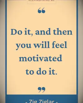 Zig Ziglar procrastination quote