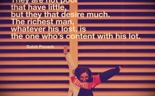 Dutch gratitude saying