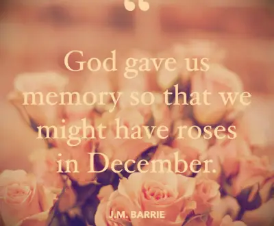 JM Barrie grief quote