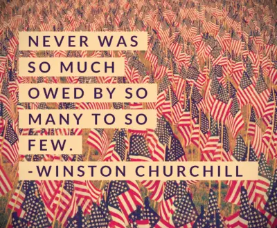 Churchill veteran quote