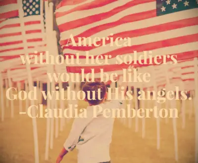 Claudia Pemberton veteran quote