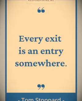 Tom Stoppard quote