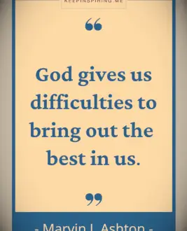 Marvin Ashton quote