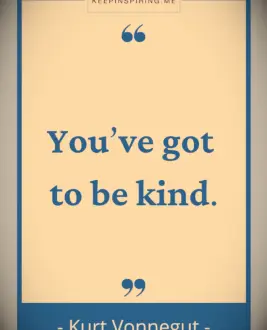 Kurt Vonnegut quote