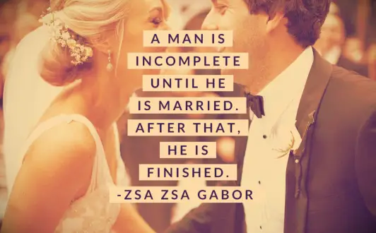 Zsa Zsa Gabor marriage quote
