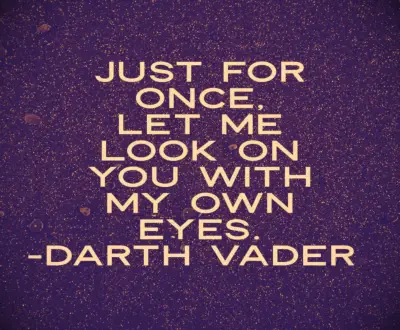 Darth Vader quote