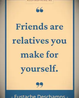 Deschamps friend quote
