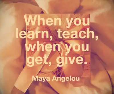 Maya Angelou quote