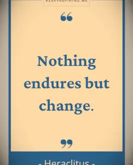 Hearclitus change quote