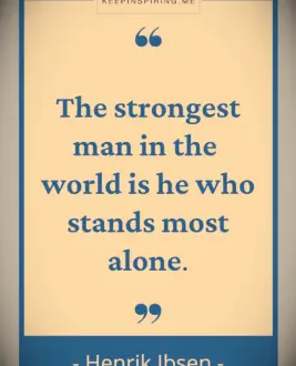 Henrik Ibsen quote