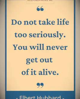 Elbert Hubbard quote