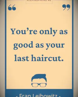 Fran Leibowitz funny quote
