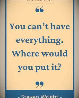Steven Wright quote
