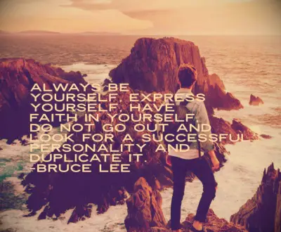 Bruce Lee confidence quote