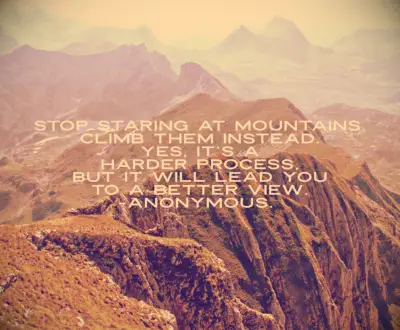 Anonymous adventure quote