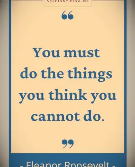 Eleanor Roosevelt quote