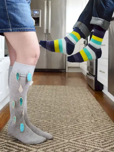 Petersoks Ørering Sokker Stribede Sokker