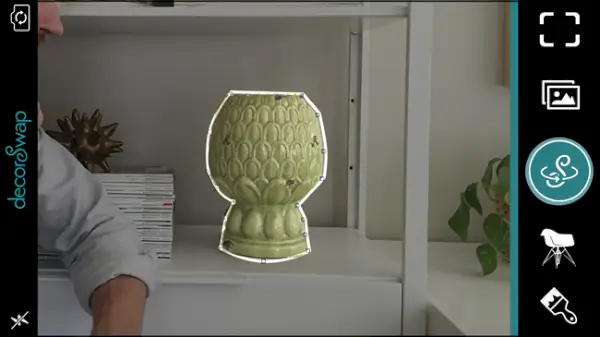 decorSwap-app-3-een-item schetsen