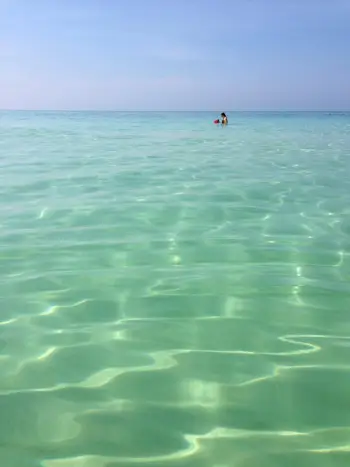 Destin uitweg in het water
