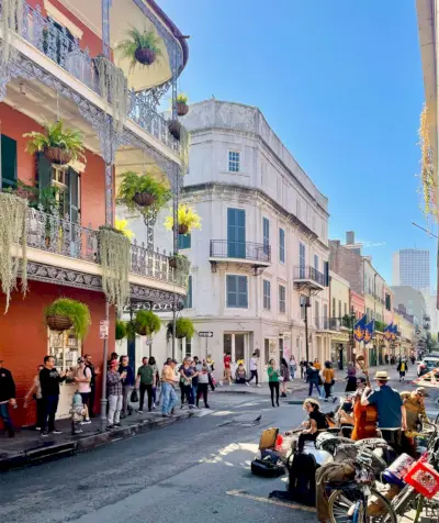 Franse wijk New Orleans livemuziek en architectuur