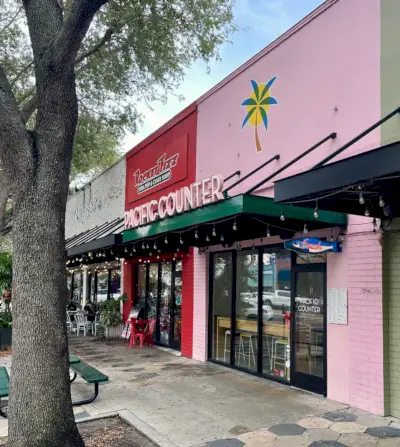 Pacific Counter Restaurant buitenkant in Sint-Petersburg, Florida
