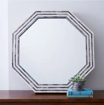west-elm-inlay-capiz-mirror-octógono-venda