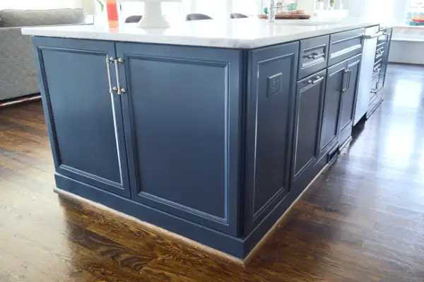 SHOKitchen eiland blauw detail