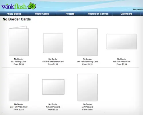 Invitar opciones de Winkflash