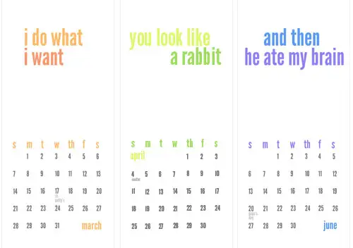 Een zelfgemaakte kalender maken (gratis printbaar inbegrepen)