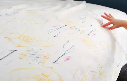 Clara-stof na de hand