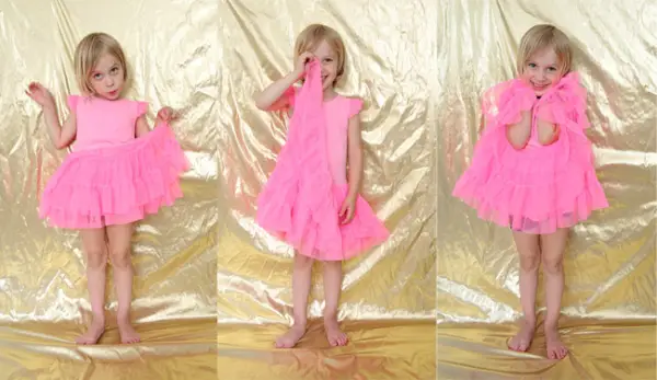 4 Yaş Doğum Günü Geleneği Fotoğraf Çekimine Ait Diğer Fotoğraflardan Oluşan Kolaj