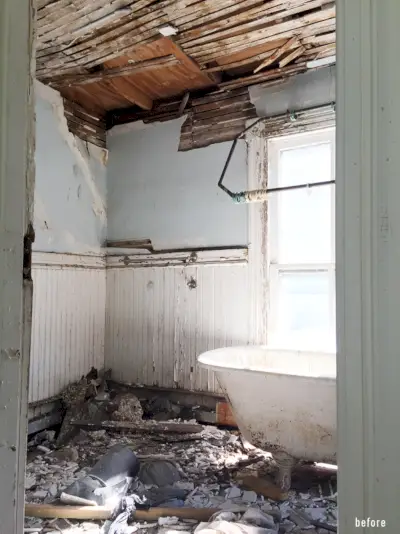 Beach House herbouwd Master Bath eerder