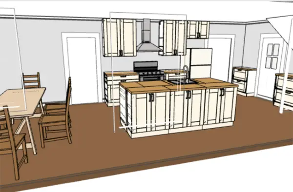 Strandhuis Ikea Rendering Kant