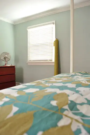 Stof door bed