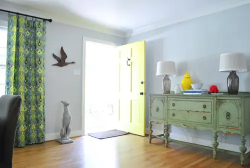 Buffet wijde deur open