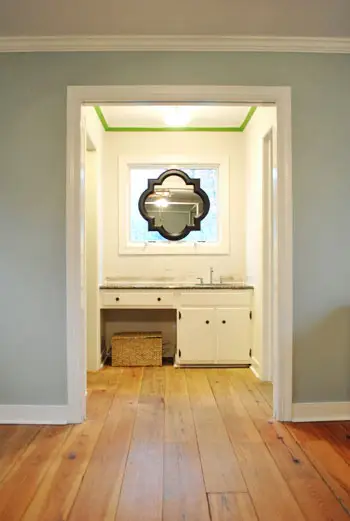 Badkamer schilderen ongeverfd