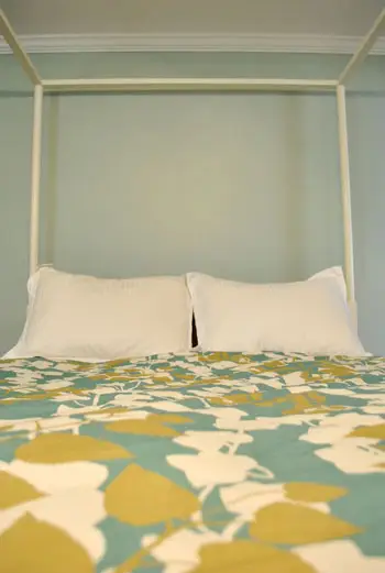 Schilderij dekbed close-up