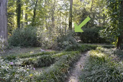 Een plantbed opgraven om meer gras te planten