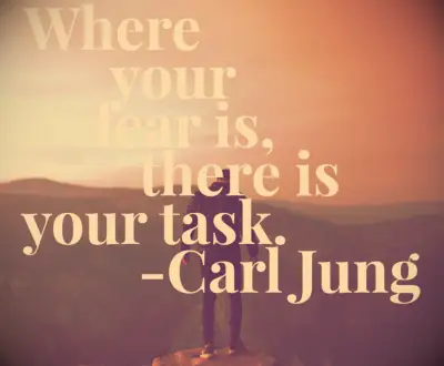 Carl Jung courage quote 